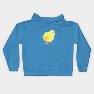 Little Baby Chick - Watercolor Animal Illustration (Spring Collection) Kids Hoodie
